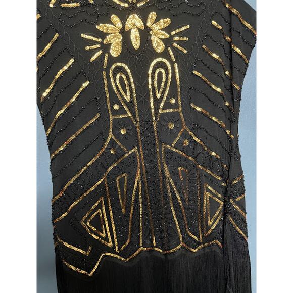 Babeyond Great Gatsby Style Dress Women's Size XXL Formal Sequin Detailed Beaded - Picture 10 of 11